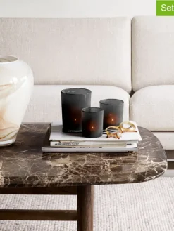 3er-Set: Windlichter in Schwarz