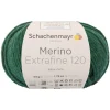 10er-Set: Wollgarne ''Merino Extrafine 120'' in Grün - 10x 50 g