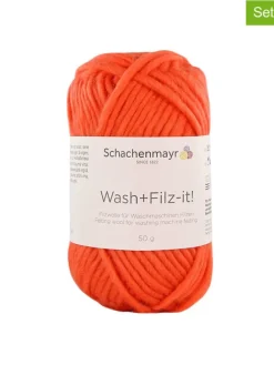 10er-Set: Wollgarne ''Wash+Filz-it!'' in Orange - 10x 50 g