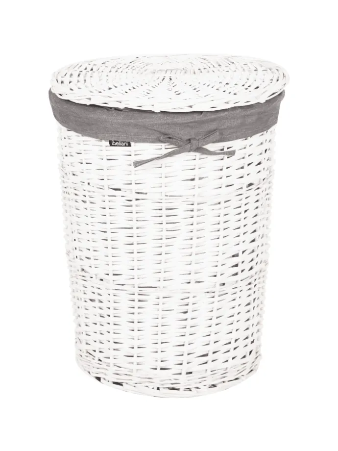 1er-Set Wäschekörbe VAKARI in Grau/Weiß