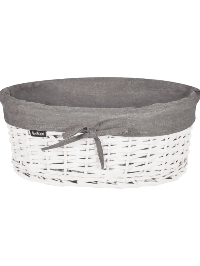 1er-Set Wäschekörbe VAKARI in Grau/Weiß