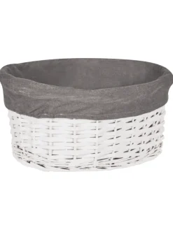 1er-Set Wäschekörbe VAKARI in Grau/Weiß