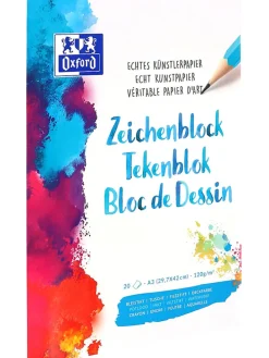 2er-Set: Zeichenblöcke in Bunt - DIN A3