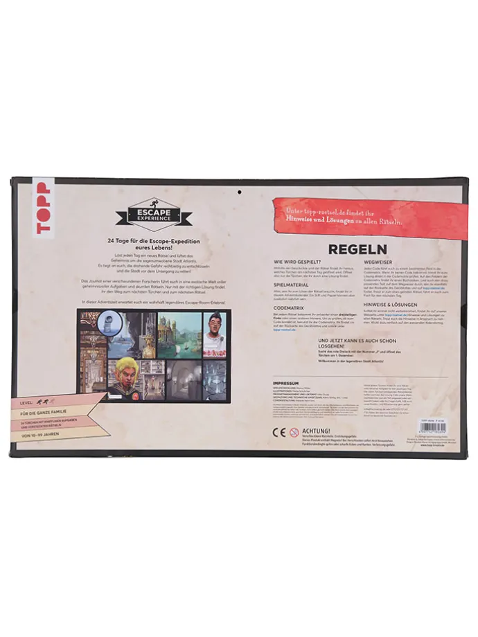 Escape-Adventskalender "Atlantis" - ab 10 Jahren