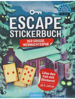 Escape-Stickerbuch "Der große Weihnachtsspuk"