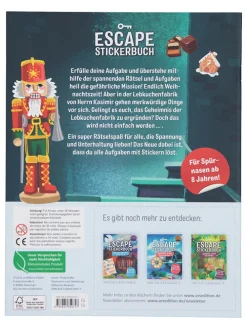 Escape-Stickerbuch "Der große Weihnachtsspuk"