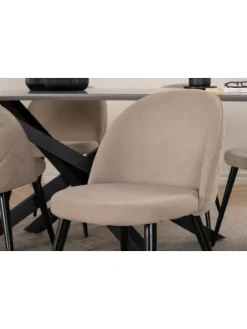 Essgruppe Piazza 20 (7-teilig) Beige 90 x 180 cm