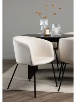 Essgruppe Vail 1 ( 7-teilig) Schwarz 100 x 200 cm