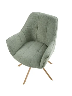 Esszimmerstuhl HAYDEN in Grün/Braun - (W) 64 x (H) 85 x (L) 69 cm