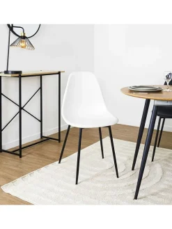 Esszimmerstuhl in Weiß - (B)50,7 x (H)84,8 x (T)45,5 cm