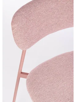 Esszimmerstuhl ''Inka'' in Rosa - (B)45 x (H)78 x (T)49 cm