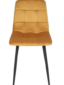 Esszimmerstuhl ''Mateo'' in Gelb - (B)45 x (H)88 x (T)52 cm