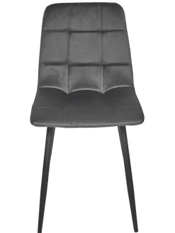 Esszimmerstuhl ''Mateo'' in Grau - (B)45 x (H)88 x (T)52 cm