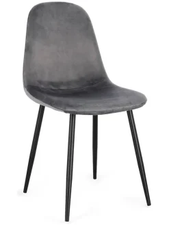 Esszimmerstuhl ''New Irelia'' in Grau - (B)44 x (H)84 x (T)53 cm