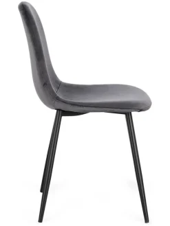 Esszimmerstuhl ''New Irelia'' in Grau - (B)44 x (H)84 x (T)53 cm