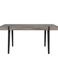 Esszimmertisch ADENA in Braun/Schwarz - (W) 90 x (H) 75 x (L) 150 cm