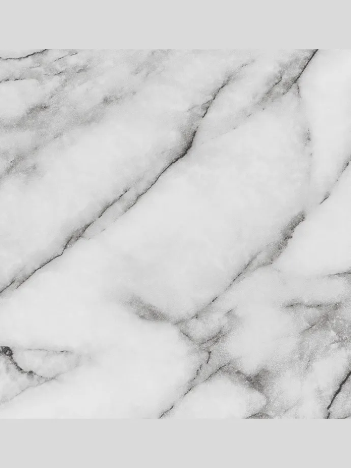 Esszimmertisch BOCA in Weiß/Gold - (W) 90 x (H) 74 x (L) 90 cm