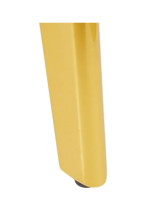 Esszimmertisch MOSBY in Weiß/Gold - (W) 90 x (H) 77 x (L) 160 cm