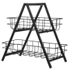 Etagere GRID in Schwarz