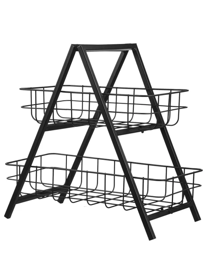 Etagere GRID in Schwarz