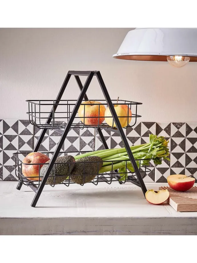 Etagere GRID in Schwarz