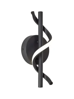 Eunice LED Wandleuchte schwarz matt schwarz 7,5 W LED integriert