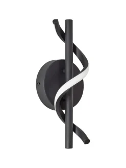 Eunice LED Wandleuchte schwarz matt schwarz 7,5 W LED integriert