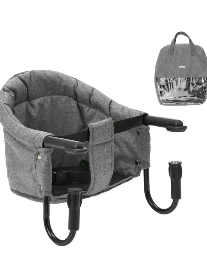 Faltbarer Tischsitz inkl. Tasche - Melange in grau