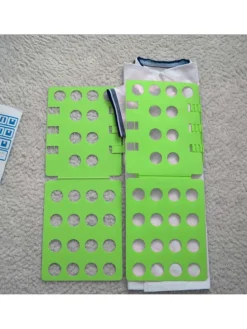 Faltbrett Kleiderfalthilfe in Grün