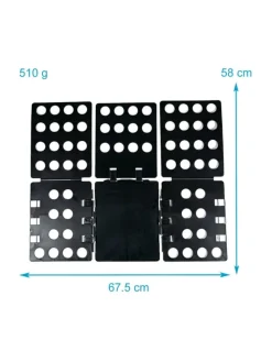 Faltbrett Kleiderfalthilfe in Schwarz