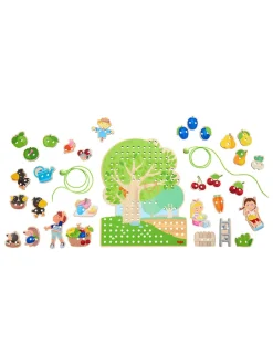 Fädelspielzeug "Obstgarten" - ab 3 Jahren