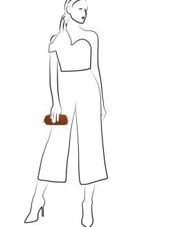 Federmäppchen "Navarra" in Cognac - (B)24 x (H)10 x (T)9 cm