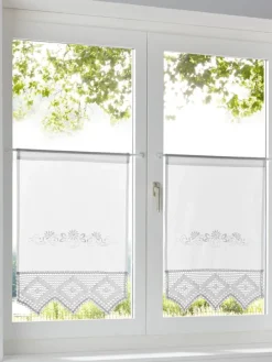 Fensterbehang in weiß