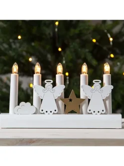 Fensterleuchte "Julia" in Weiß - (B)28 x (H)15 x (T)6 cm