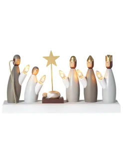 Fensterleuchte "Krubba" in Weiß - (B)33 x (H)17 x (T)9 cm