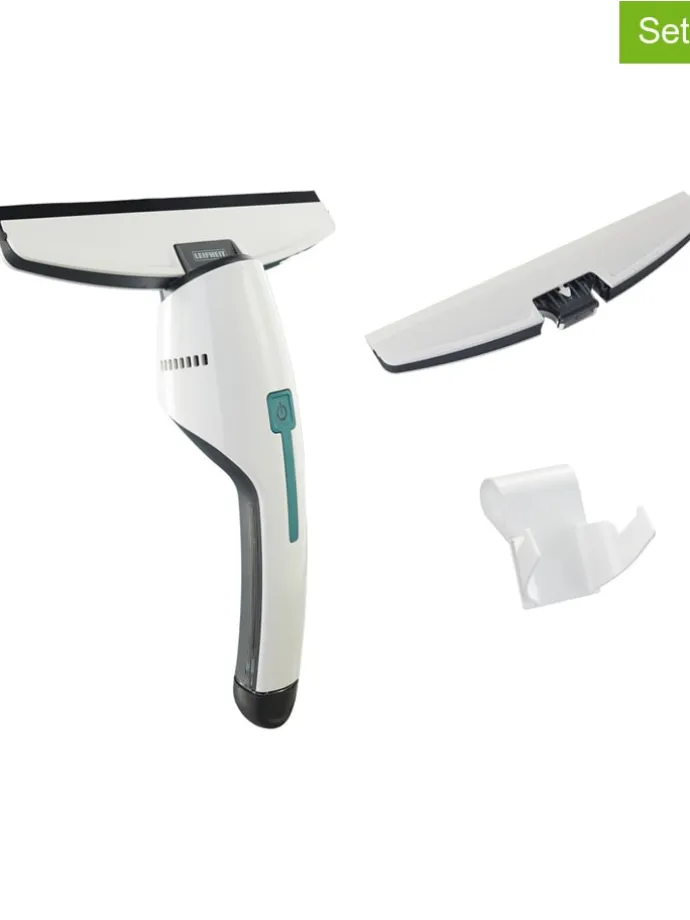 Fenstersauger "Nemo" mit Zubehör in Weiß