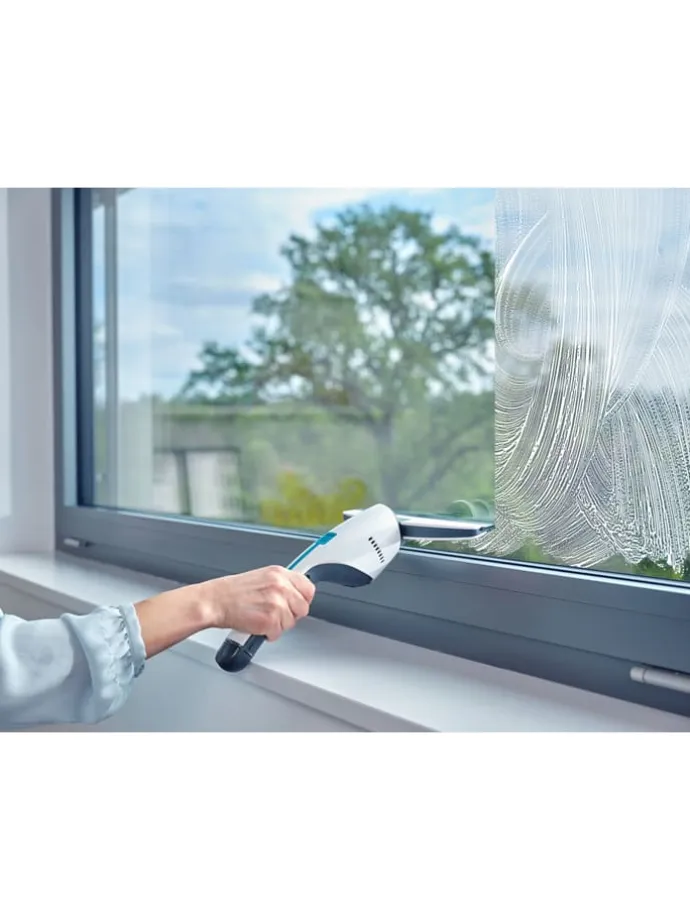 Fenstersauger "Nemo" mit Zubehör in Weiß