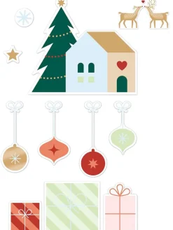 Fenstersticker-Buch "Winterwunder" in Bunt