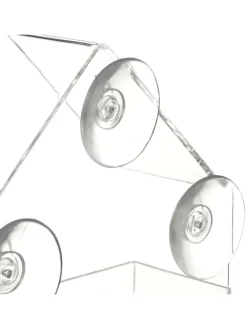 Fenster-Vogelfutterhaus in Transparent