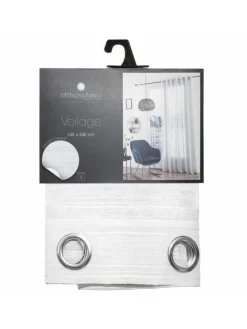 Fenstervorhang in weiß