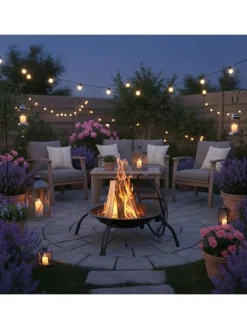 Feuerschale in Schwarz Ø 56,5 cm