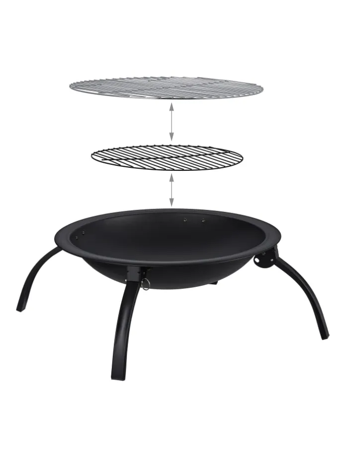 Feuerschale in Schwarz Ø 56,5 cm