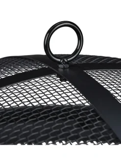 Feuerschale in Schwarz - (H)60 x Ø 60 cm