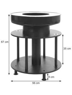 Feuerschale mit Grill K95