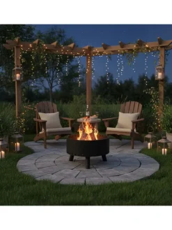 Feuerschale in Schwarz - Ø 58,5 cm