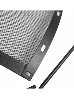 Feuerschalen-Funkenschutz in Schwarz - Ø 50 cm