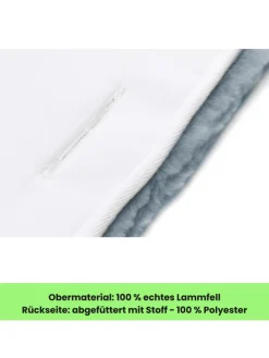 Fillikid Lammfelleinlage 73x33 TOP in Grau