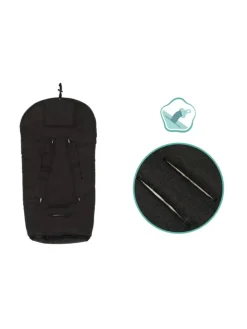 Fillikid Winterfußsack Pamir TOP in Ebenholz