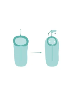 Fillikid Winterfußsack Pamir TOP in Schwarz