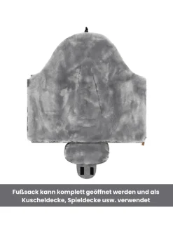 Fillikid Winterfußsack Pamir TOP in Hellgrau-Grau